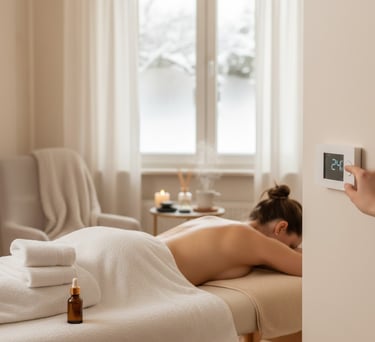 Image of preparing for mobile massage - Mobile Wellness Clinic