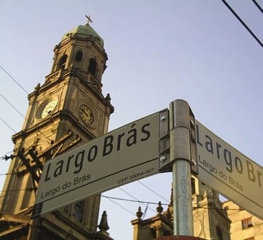 placa no bairro do brás