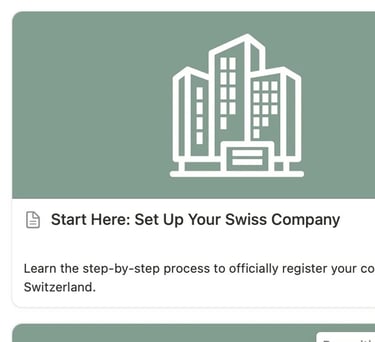 a screenshote showing a business card with a piggy bank account