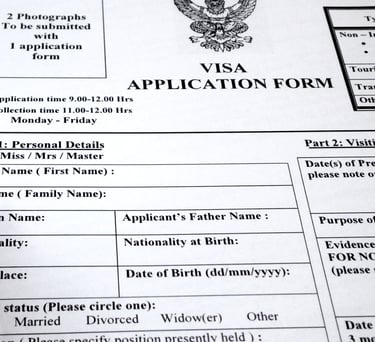 Thailand Visa Application Form