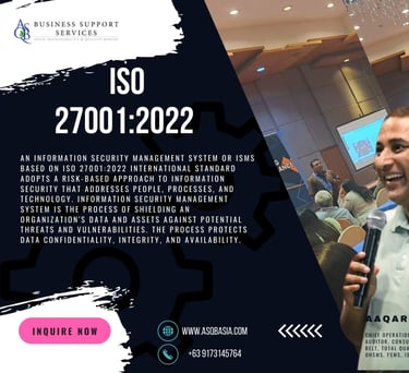 "Training session on ISMS  ISO 27001:2022"