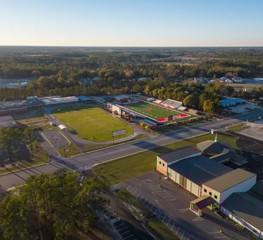 football field and track