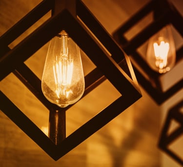 A decorative LED lamp