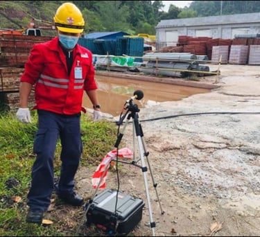 Noise Level Monitoring at project site