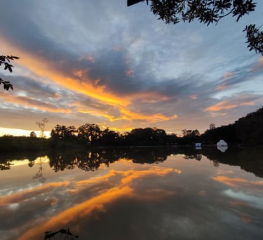 Sunset at Fandee Island - Tad Lo