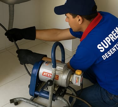 desentupimento de pia