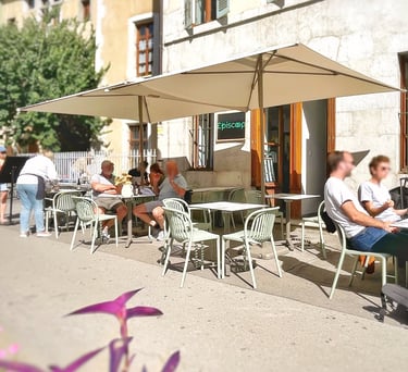 Photographie de la terrasse d'Épiscoop