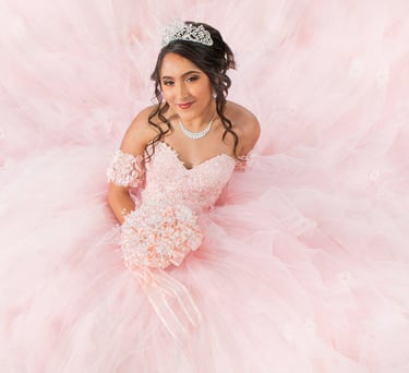 Atlanta quinceaneras mis quince, princesa. quinceanera con vestido rosa