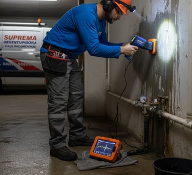 analisando o caça vazamento