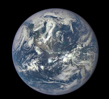 a picture of a planet earth from space