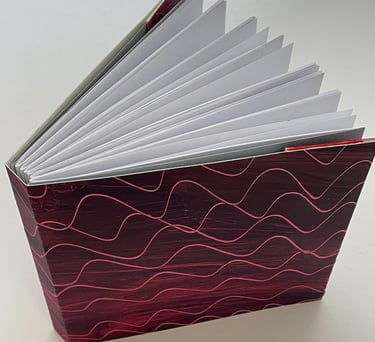 Soft cover binding - paste paper cover