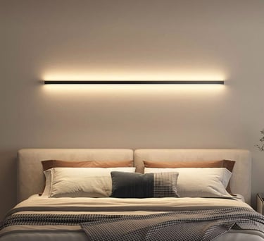 applique muro biemissione led legno sopra letto