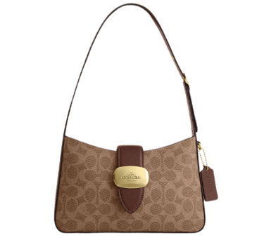 yellow app dhgate finds coach eliza shoulder bag classic brown canvas