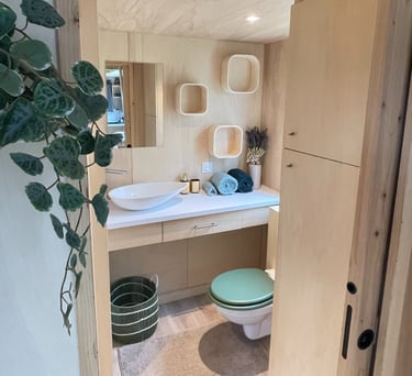 Salle de bain La Tiny du Rocher de Saignon