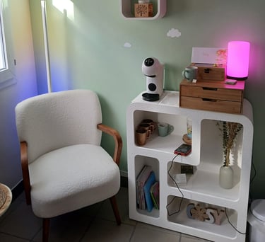 l'espace détente du salon