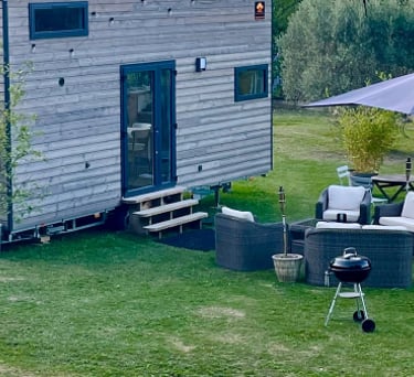 Espace extérieur Tiny-house Saignon