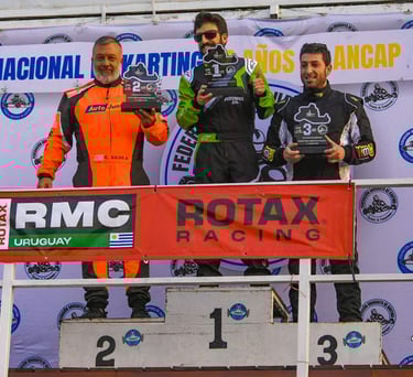 Hugo Hernández piloto de karting en Uruguay. Patrocinadores Campeonato Nacional