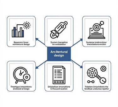 Team collaborating over code and data transformation architecture diagrams