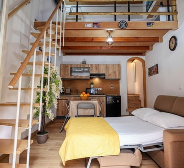 divano letto aperto