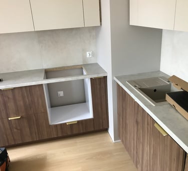 Przygotowanie zabudowy pod montaż piekarnika i indukcji trójmiasto