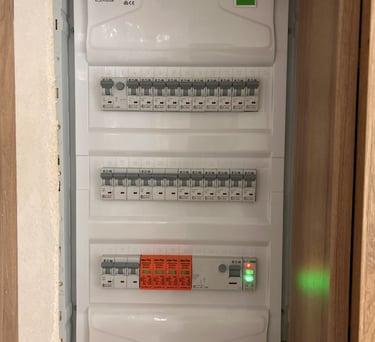 Gotowa tablica elektryczna z kontrolkami faz Trójmiasto