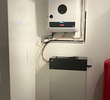 Fronius Wechselrichter BYD Batterispeicher