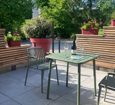 terrasse et extérieurs gîte flocon