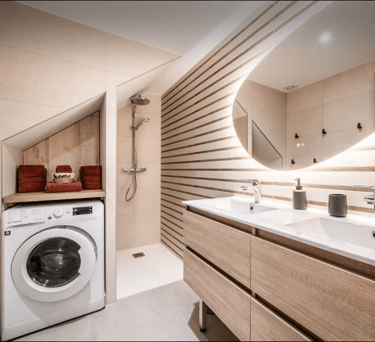 salle de bain gîte Bois Joli