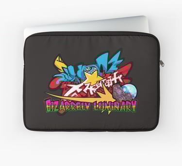BIZARRELY LUMINARY Merch Laptop Sleeve