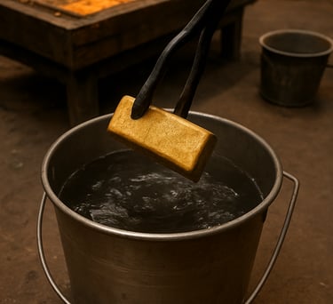 bar cooling after casting