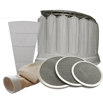 filter bag element segmen disc filter air screen rounded