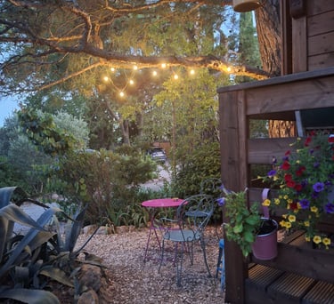 Gypsy caravan patio