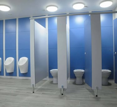 "Trusted toilet cubicle supplier in Hyderabad - Construction Solutions"
