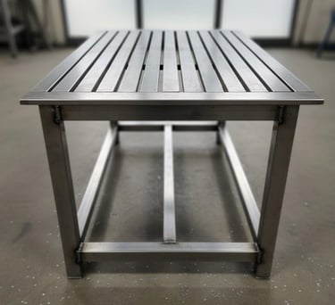 “Precision-built MS channel assembly showing uniform alignment and finish”