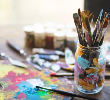 expression artistique et la créativité lors des ateliers Ecl’OSons.
