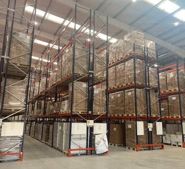 very narrow aisle pallet racking