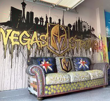 Las Vegas Golden Knights Mural