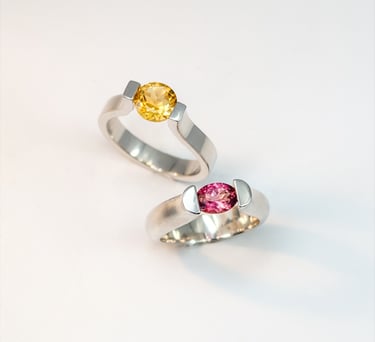 Tension Set Ring Workshop at Vancouver Island Art Workshops with Kelly Allanson