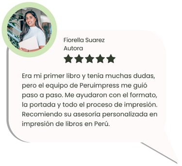 Opinión sobre impresión profesional de libros editoriales en Peruimpress Lima