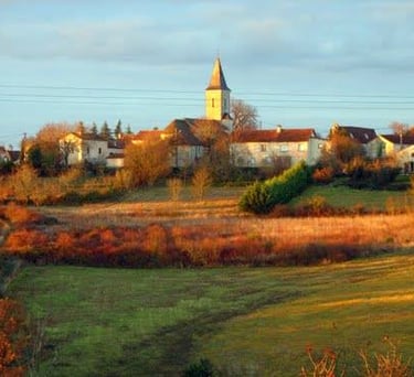 Vue de Saint Michel de Cours