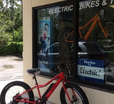 rider performance electric bike shop with e-bike