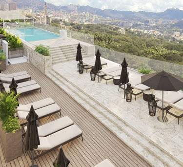 The AC Hotel Santiago de los Caballeros rooftop