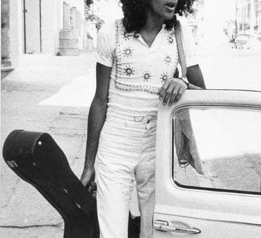 Photo of young Caetano Veloso