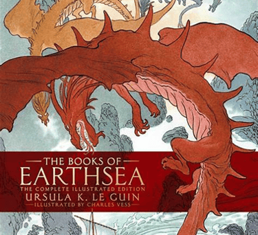 a book cover of the book of earthseasea