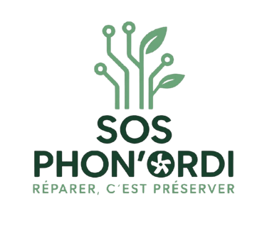 Logo SOS PHON’ORDI – Réparation électronique de smartphones, ordinateurs, consoles et PC gamer