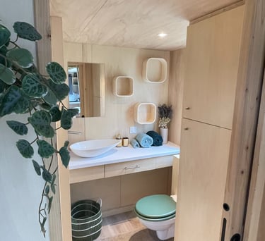 Salle de bain La Tiny du Rocher de Saignon