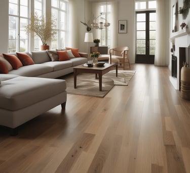 a yellow car is parked in a parking lot