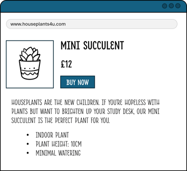 PDP example with an obvious CTA button