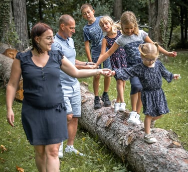 Séance famille en extérieur