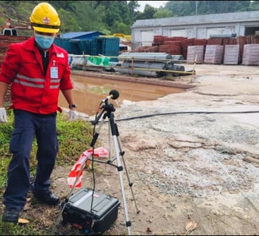 Noise Level Monitoring at project site